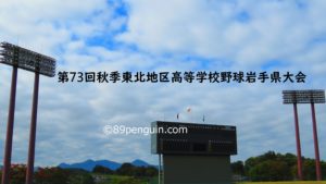 【第73回秋季東北地区高等学校野球岩手県大会】盛岡大附がＶ３　最後の東北切符は花巻東