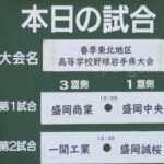 【春季大会】盛岡商が盛岡中央に競り勝つ 一関二は水沢工との投手戦制す 岩手 - 高校野球